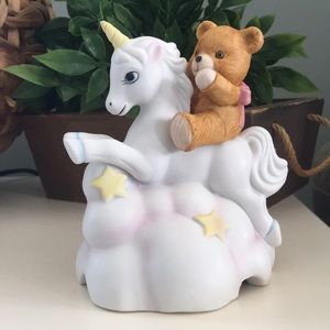 Melodies Ceramic Unicorn & bear with music